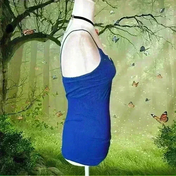 Y2k Bluberry Bue Express Camisole Size M/L - Picture 6 of 8